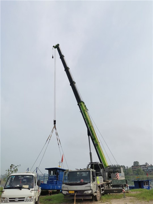 怀远县桥梁建设吊装案例